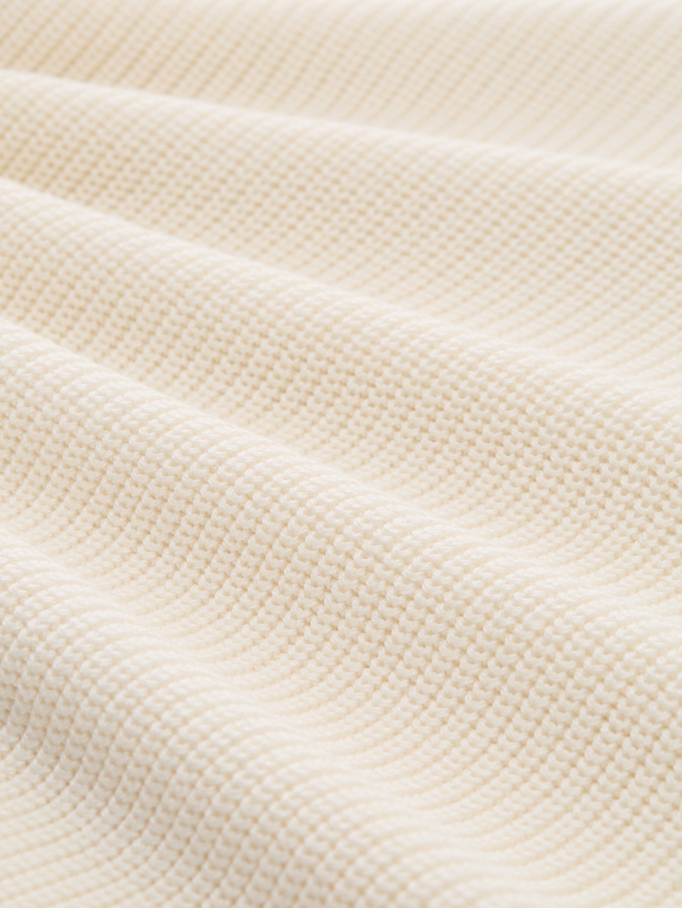 Gebreide trui met ronde hals - wool_white - 