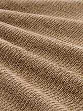 Sweat simple - brown tonal knit mouline - Vue de la matière