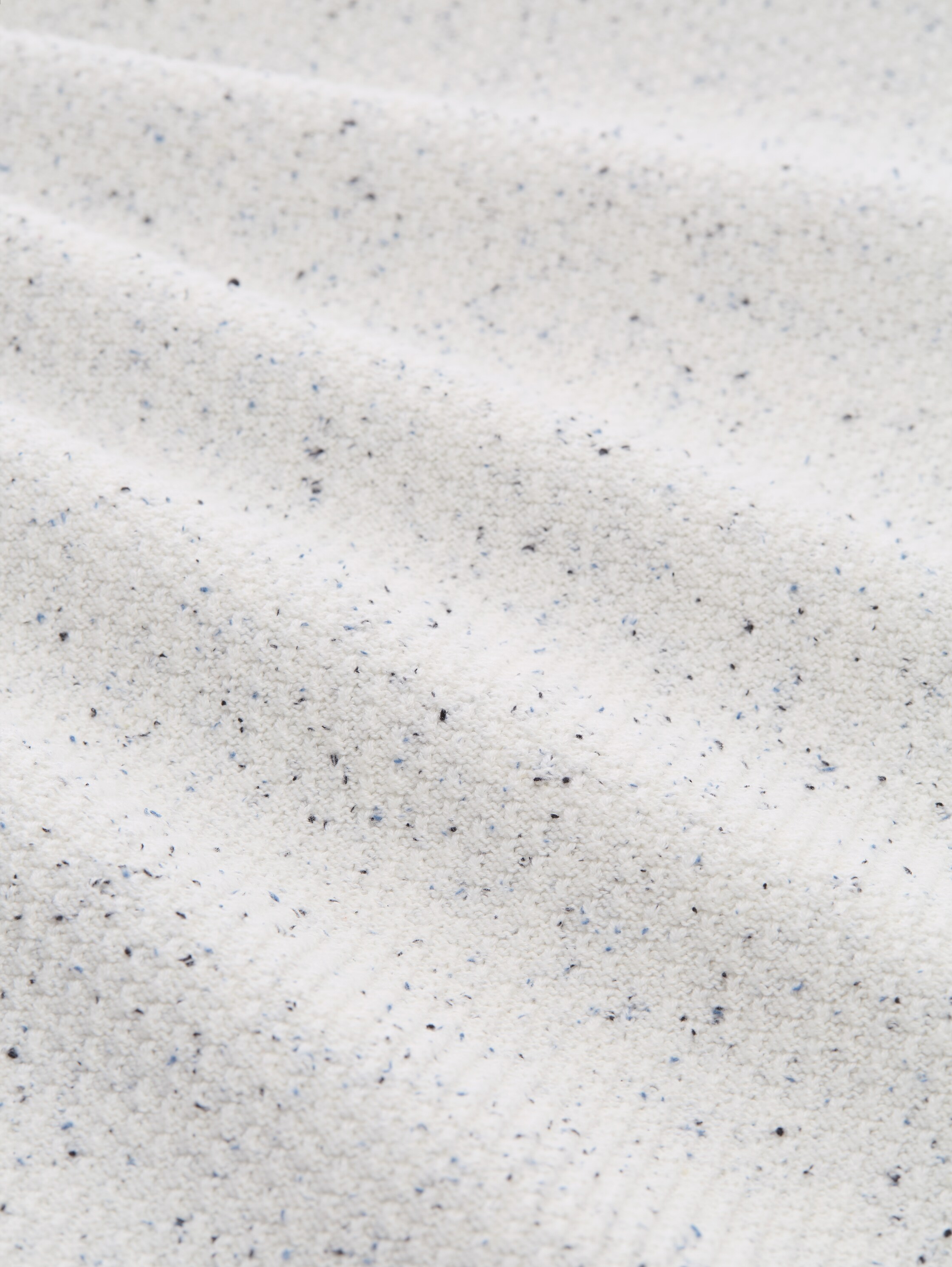 Rollkragenpullover aus Noppengarn - offwhite_multicolor_neps - 