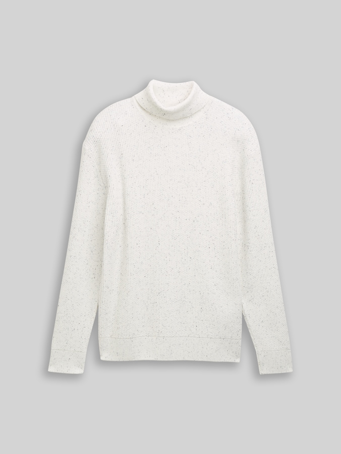 Coltrui van noppengaren door Denim Male, offwhite multicolor neps