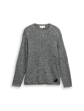 Niet geselecteerd, Gebreide trui in gemêleerde look door , 