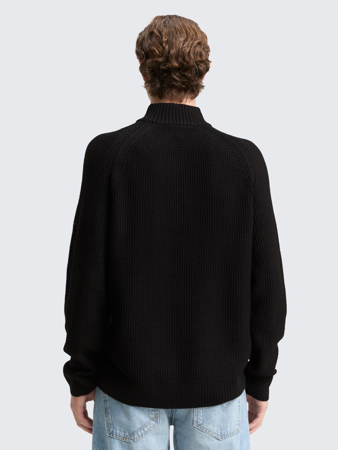 Troyer Strickpullover - Black