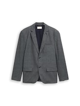 Ausgewählt, Dobby Sakko mit Stretch-Anteil von Tom Tailor, blau