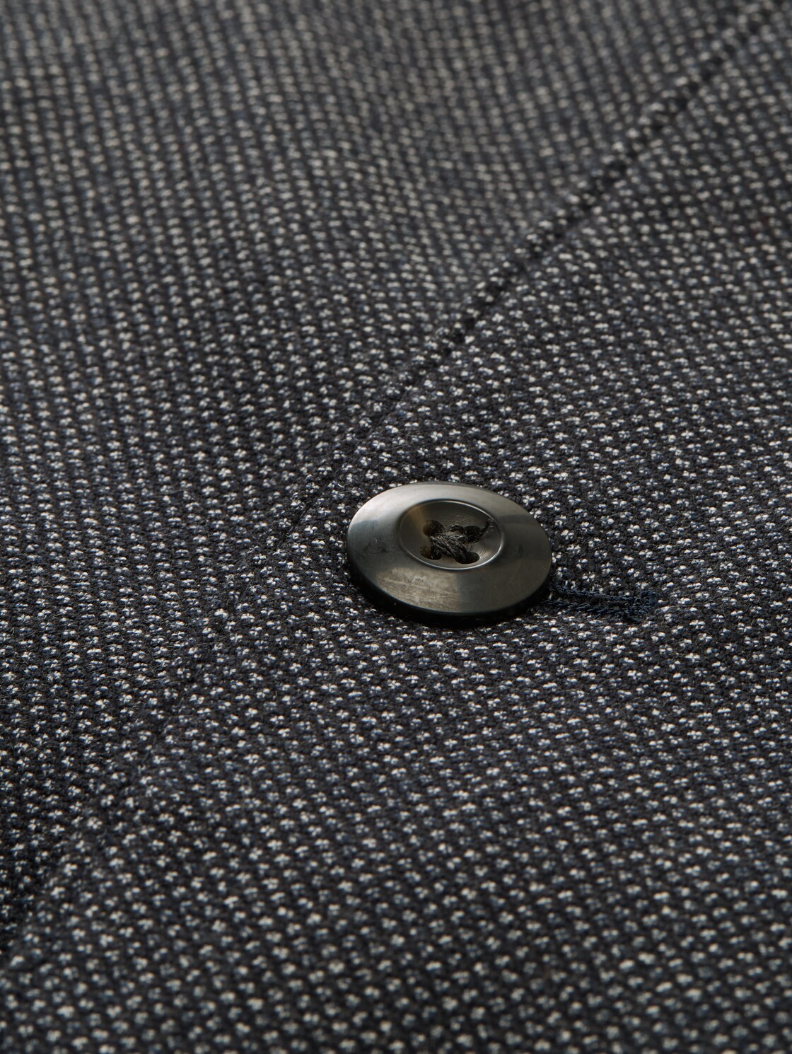 Dobby Sakko mit Stretch-Anteil - navy structured grindle