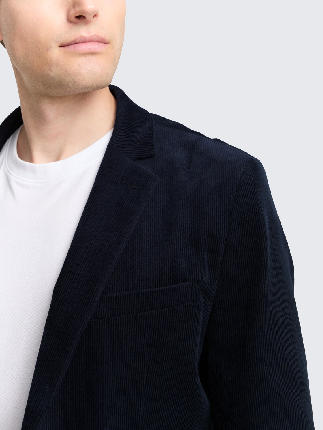 2-in-1 Cord Sakko mit herausnehmbarem Einsatz - sky captain blue