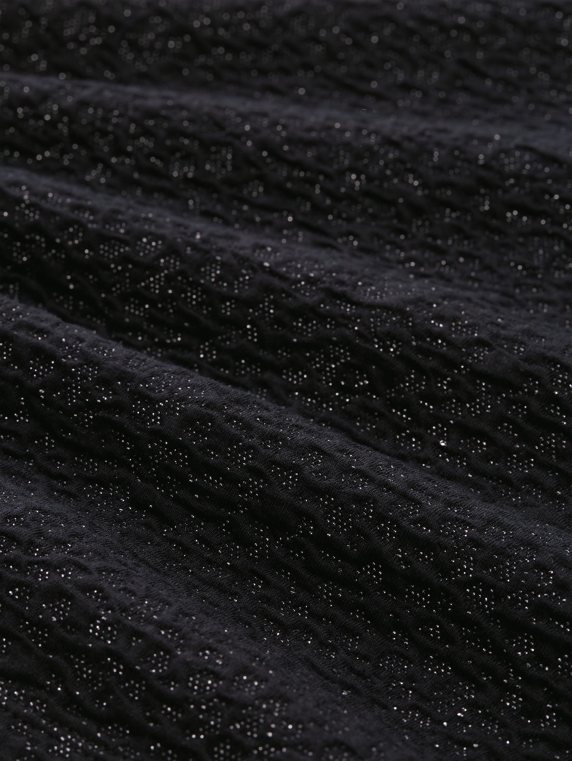 Mini-Rock mit Glitzer-Effekt - black glitter - Material-Ansicht