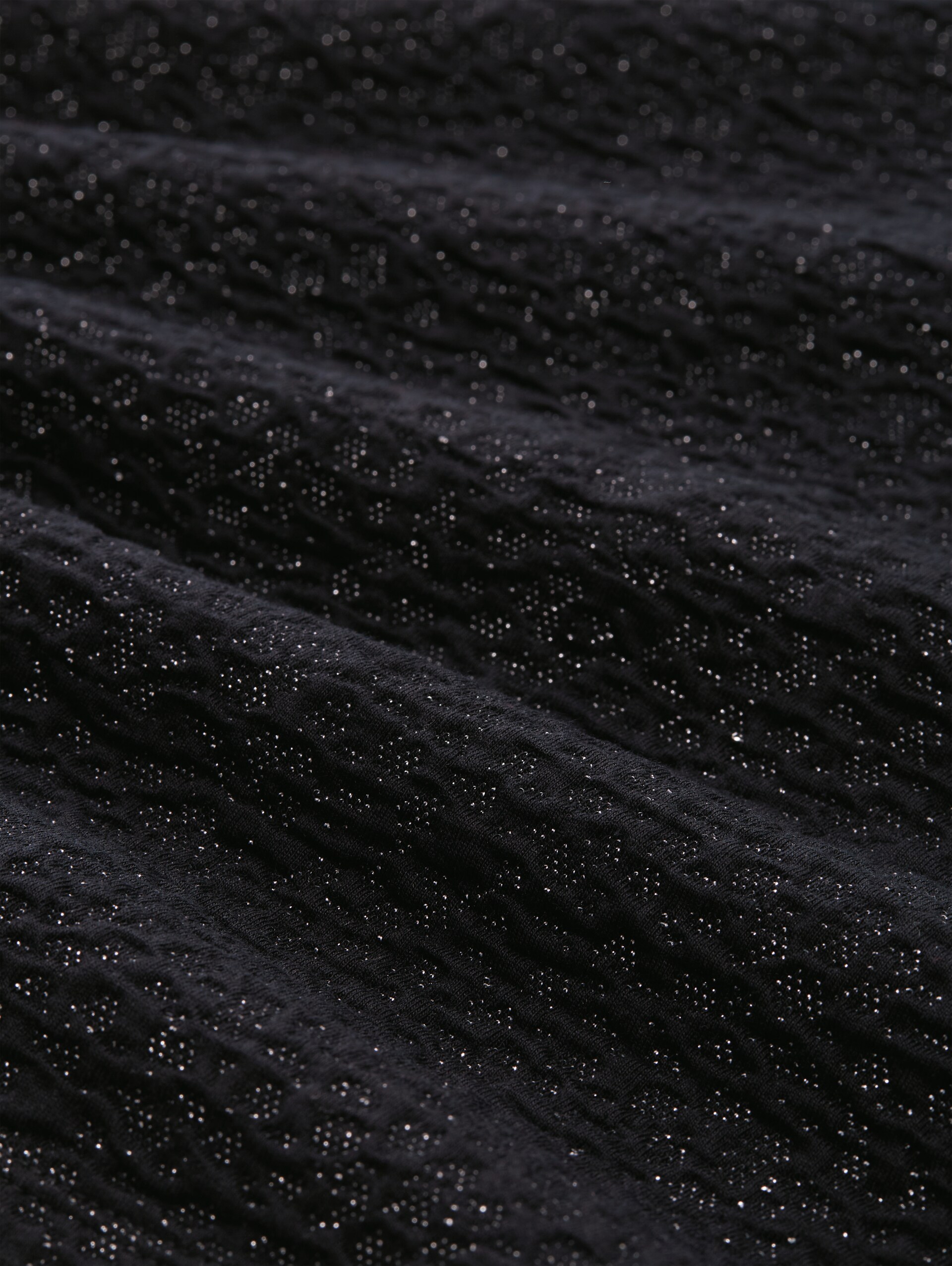 Mini-Rock mit Glitzer-Effekt - black glitter - Material-Ansicht