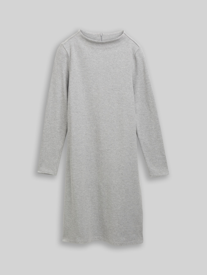 Cosy Kleid mit Stehkragen von Women, medium silver grey melange