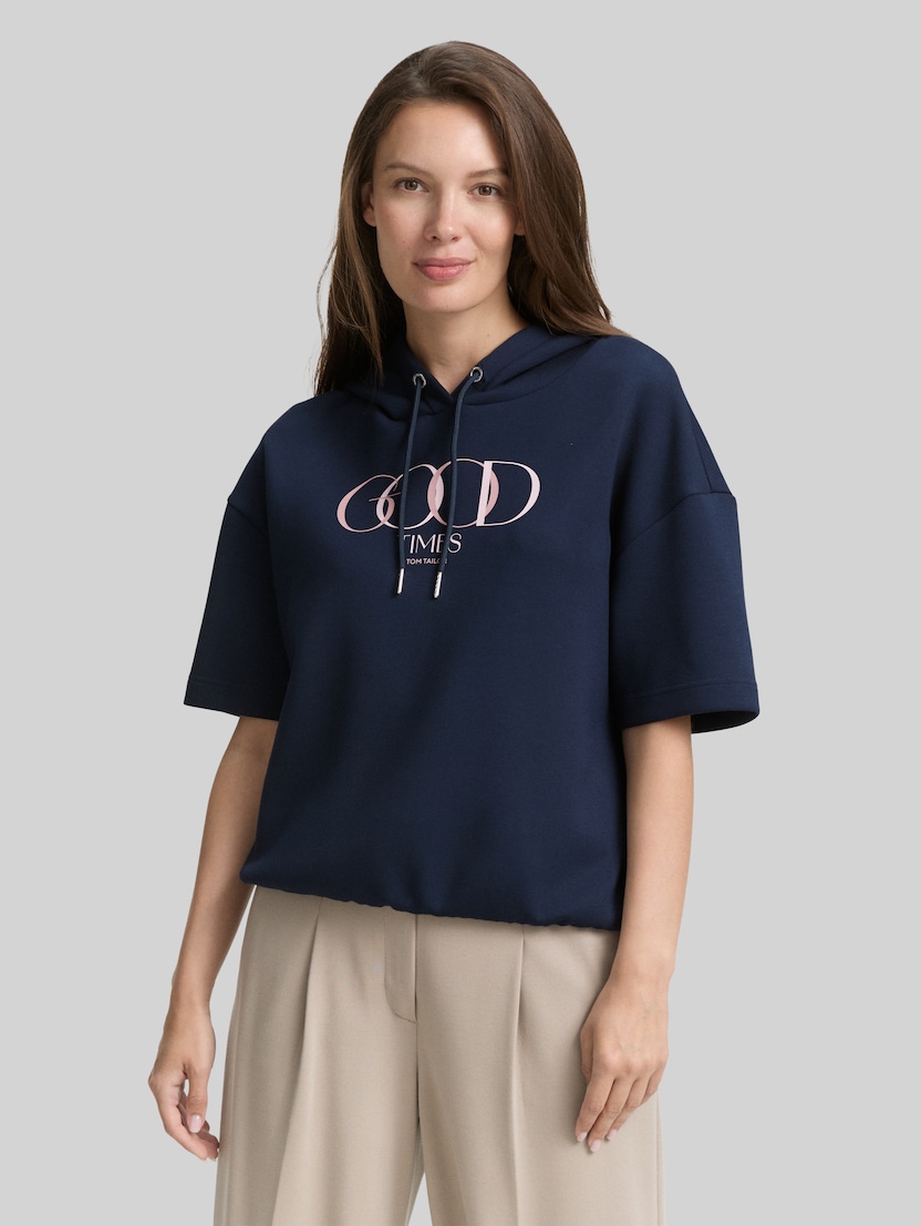 Hoodie Sweatshirt aus Scuba von Women, sky captain blue