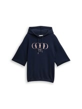 Nicht ausgewählt, Hoodie Sweatshirt aus Scuba von , blau