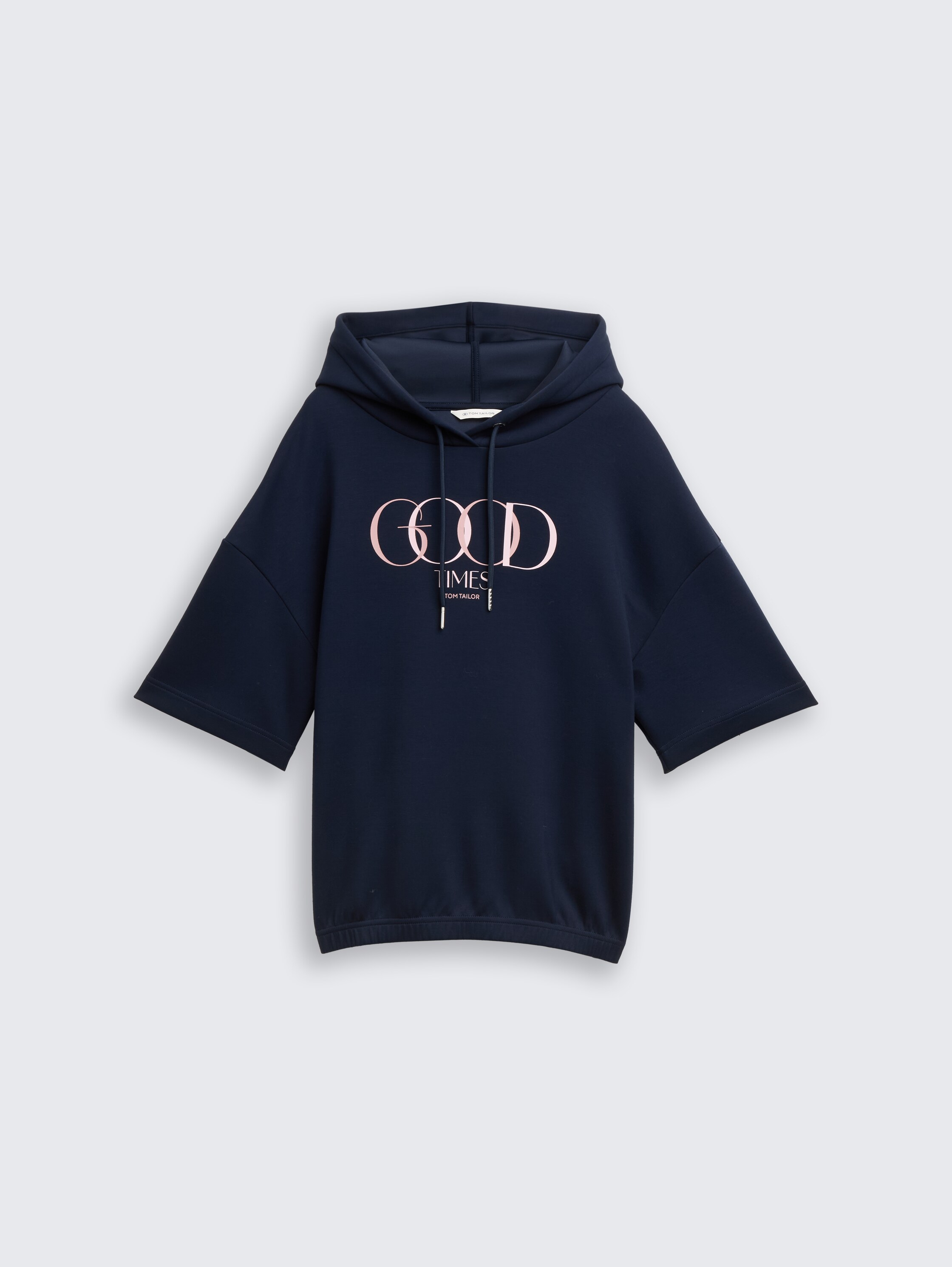 Hoodie Sweatshirt aus Scuba - sky captain blue - Vorder-Produkt-Ansicht