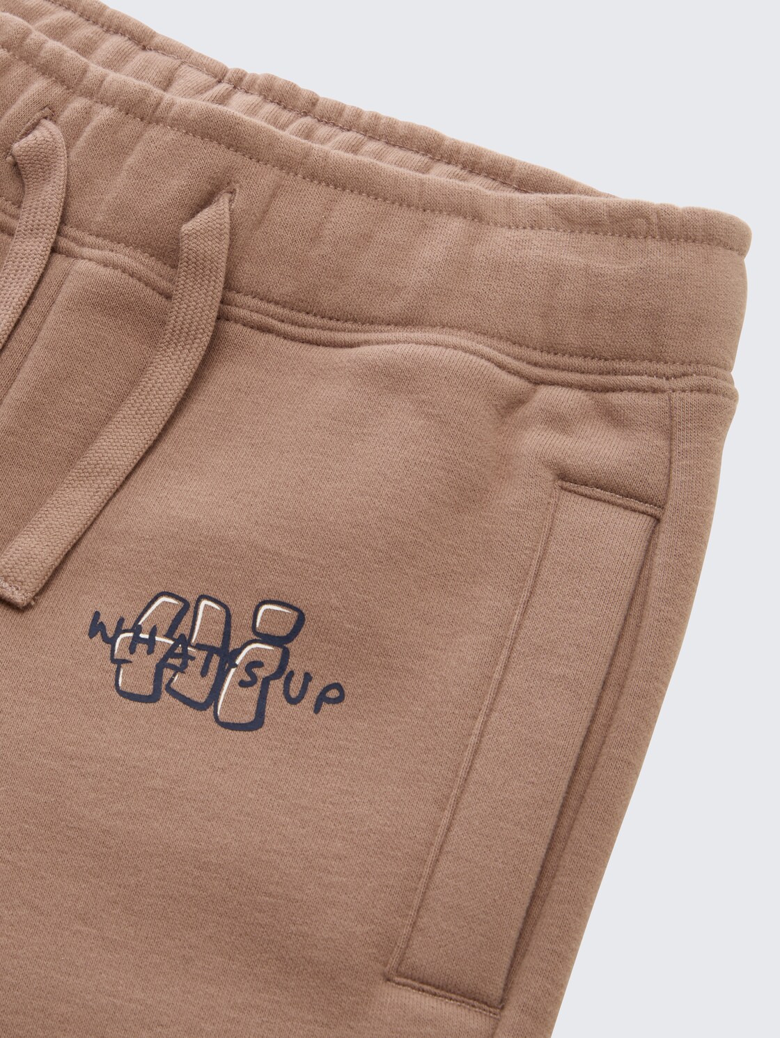 Jogginghose mit Print - taupe grey