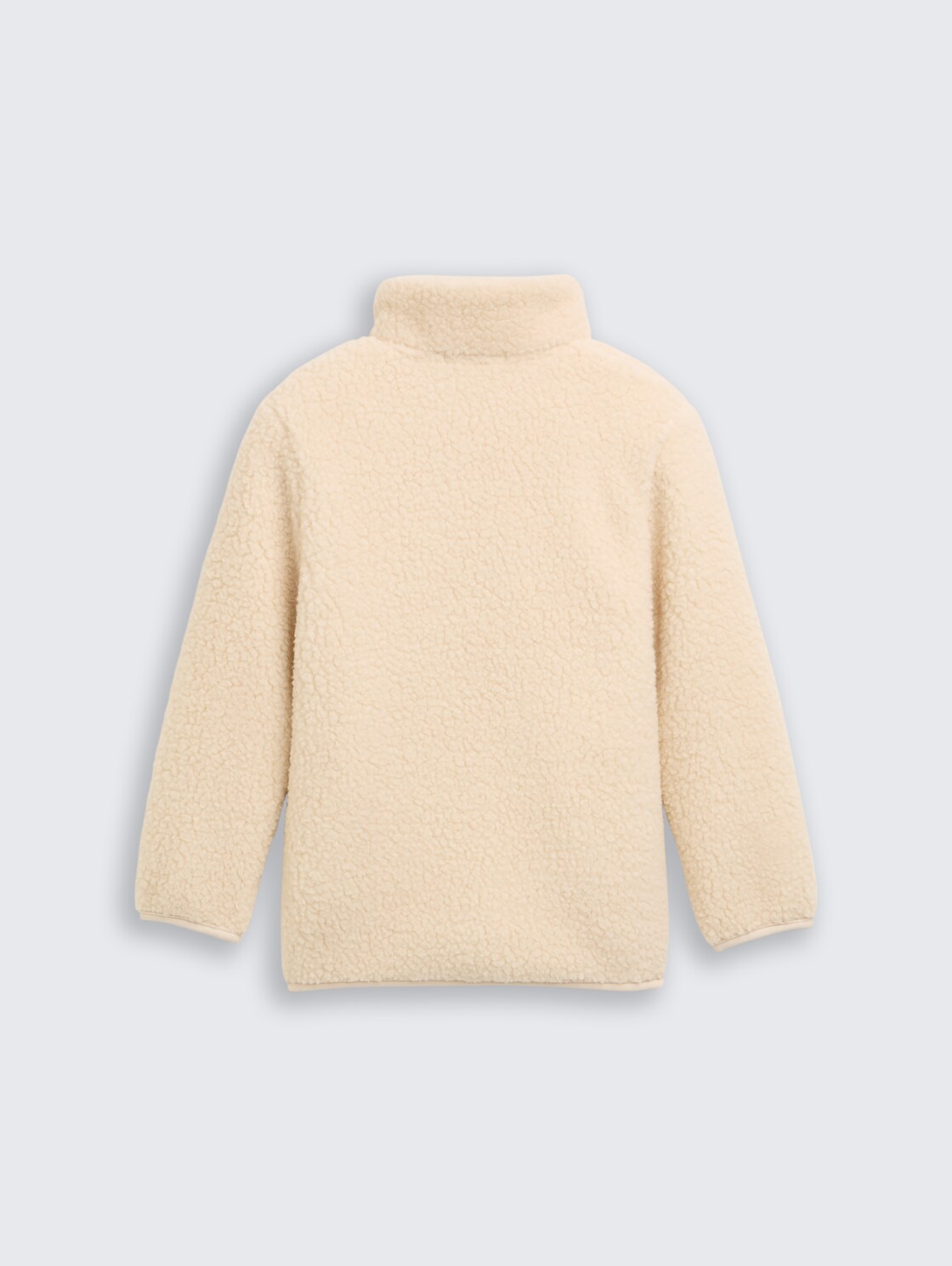 Teddy Sweatjacke mit Fleece - cloudy beige