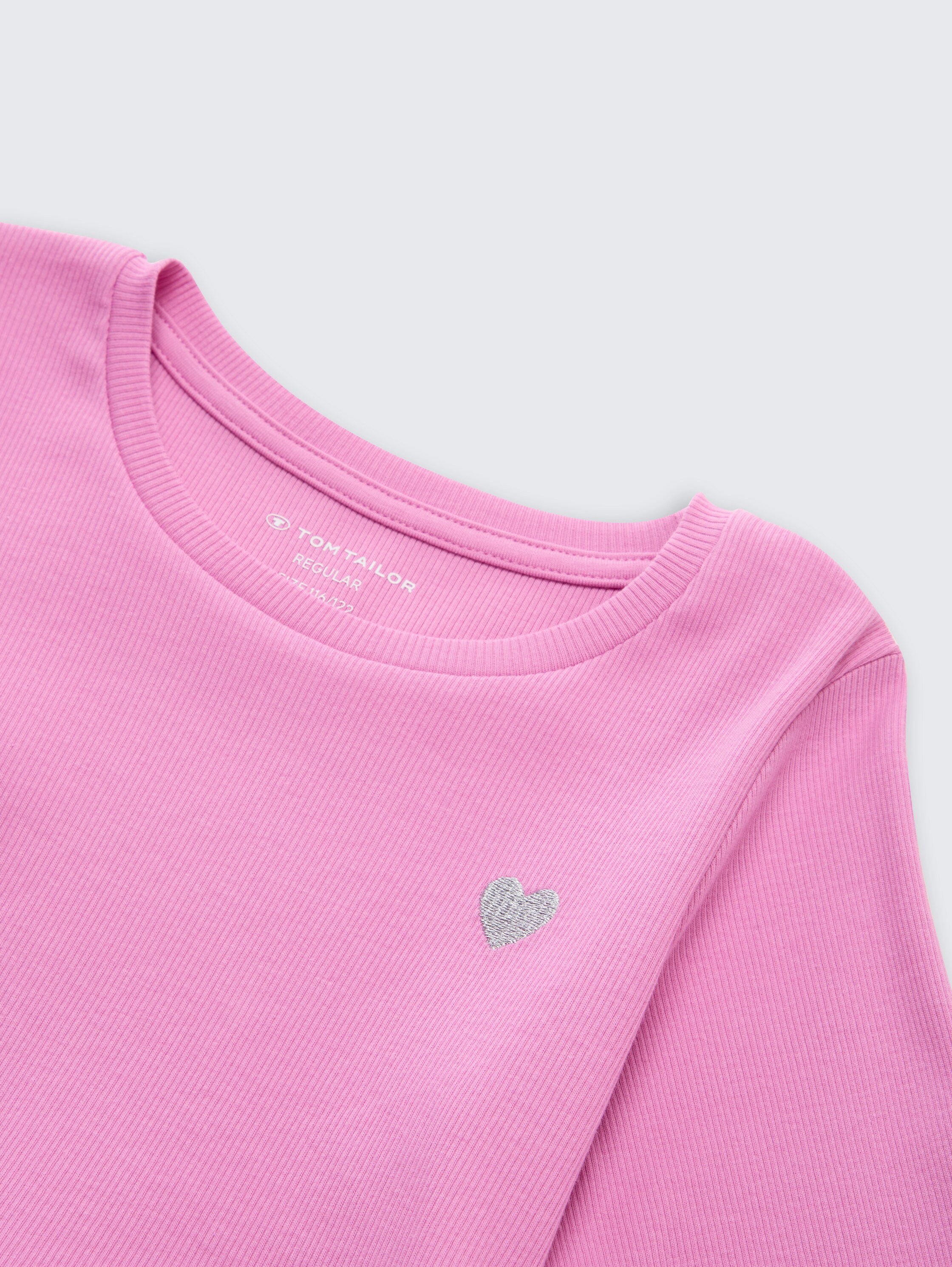 Mini-Kleid mit Stickerei - flashy_mauve - 