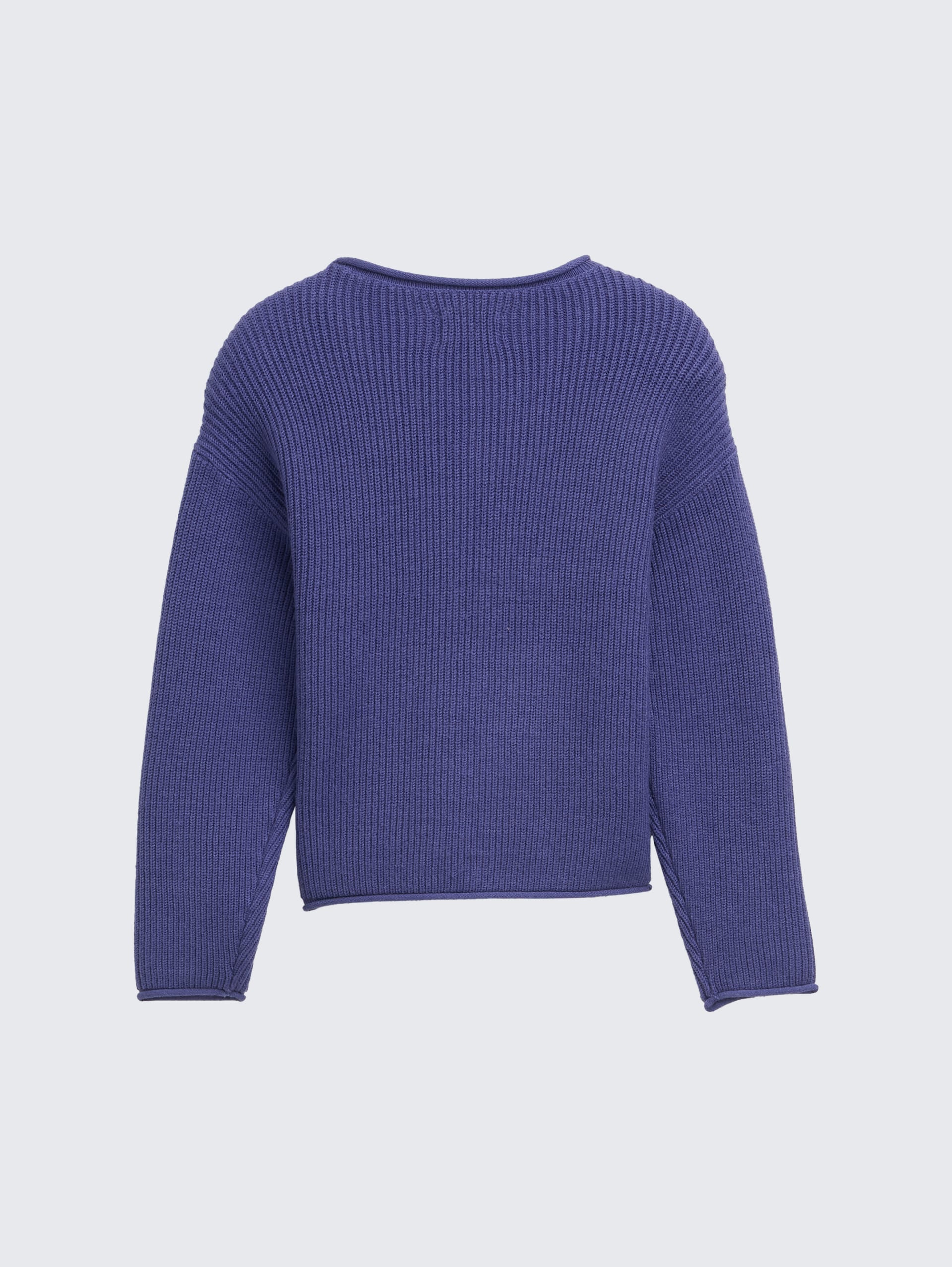 Cropped Strickpullover - dark blue harbor