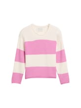 Sélectionné, Pull court en maille par Tom Tailor, rose