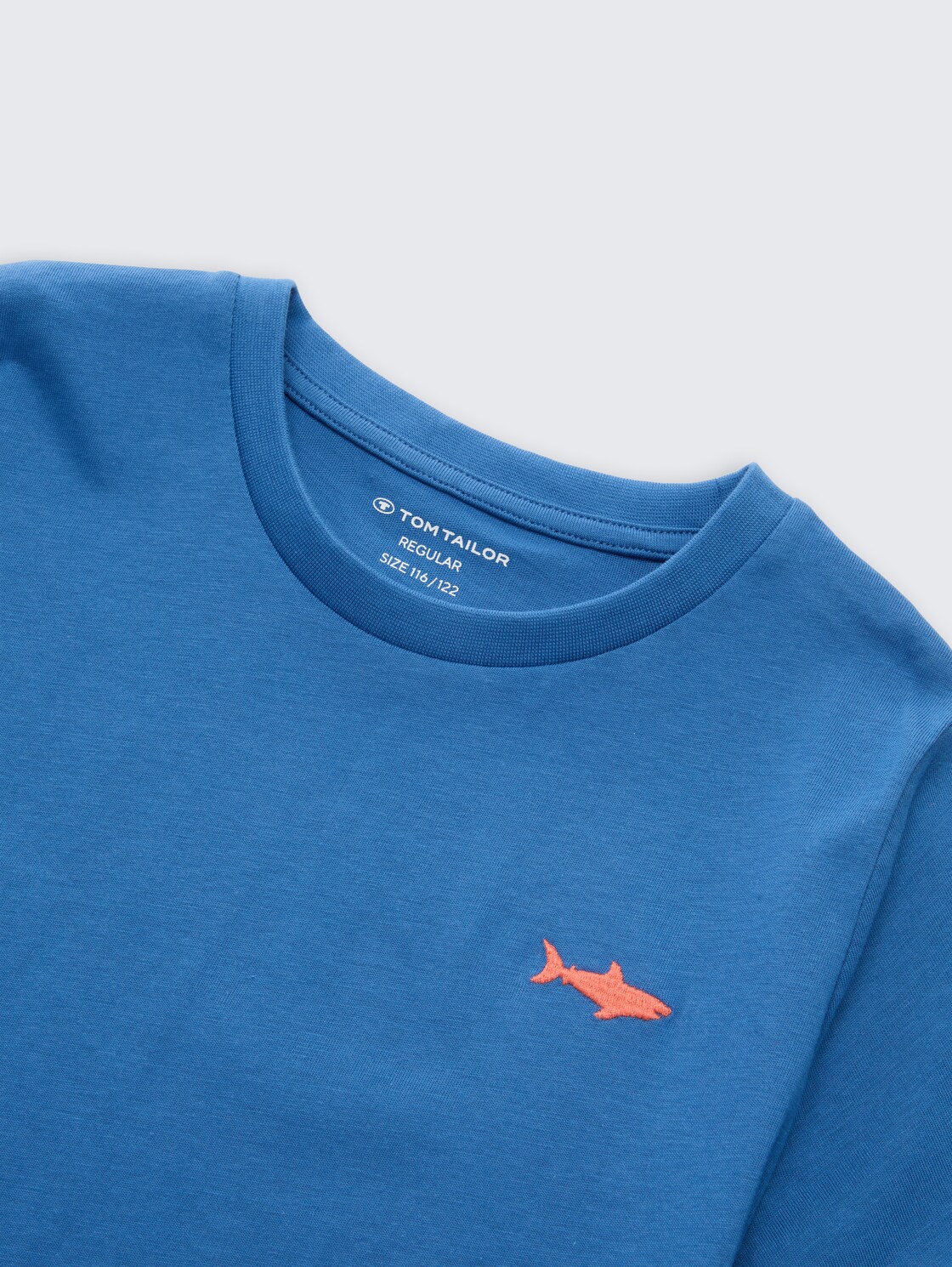 T-Shirt im 2er-Pack - Federal Blue - Detail-Model-Ansicht