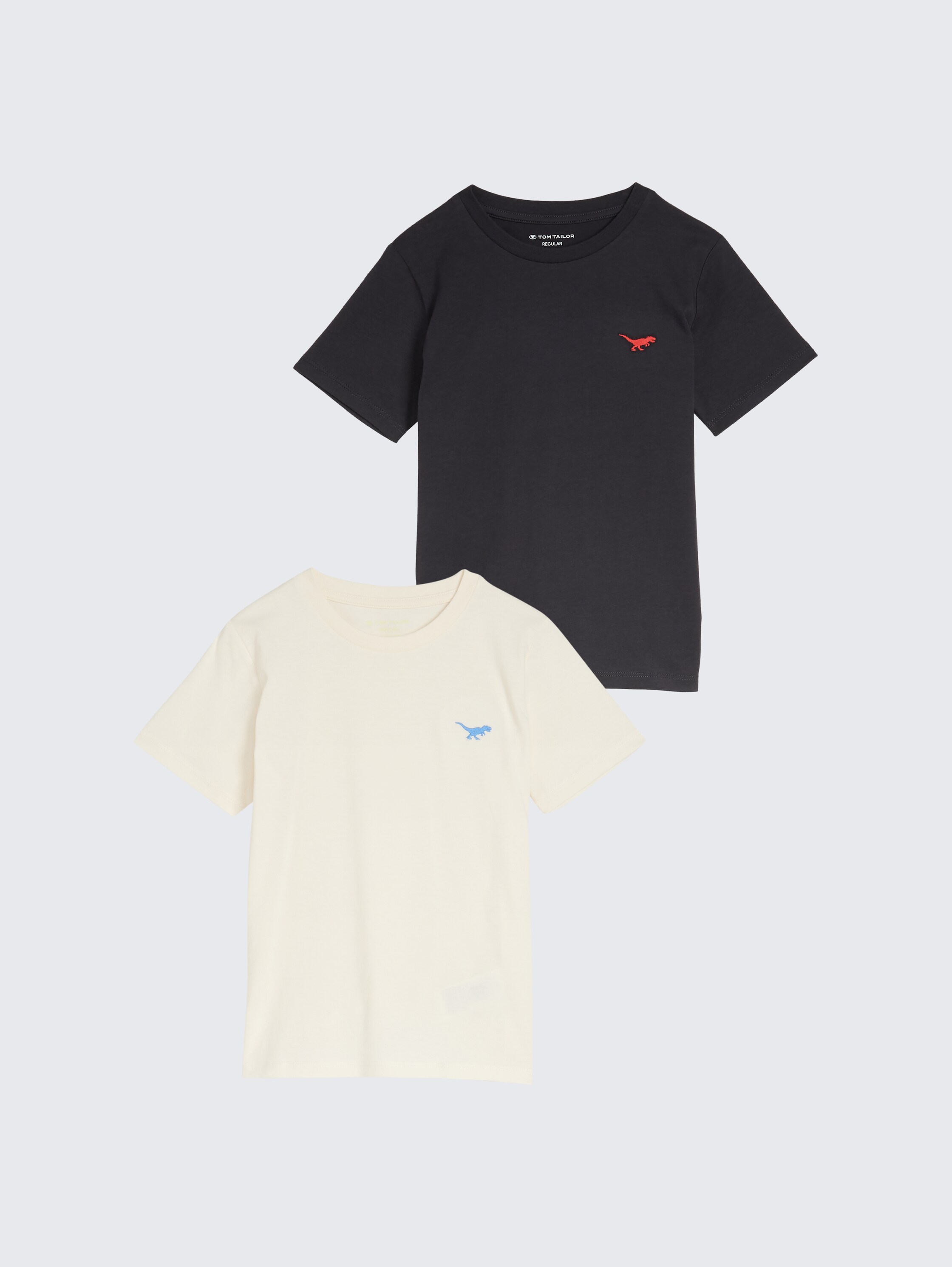 T-Shirt im 2er-Pack - weiß - Vorder-Produkt-Ansicht