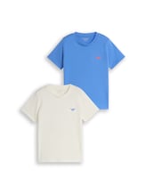 Ausgewählt, T-Shirt im 2er-Pack von Tom Tailor, blau