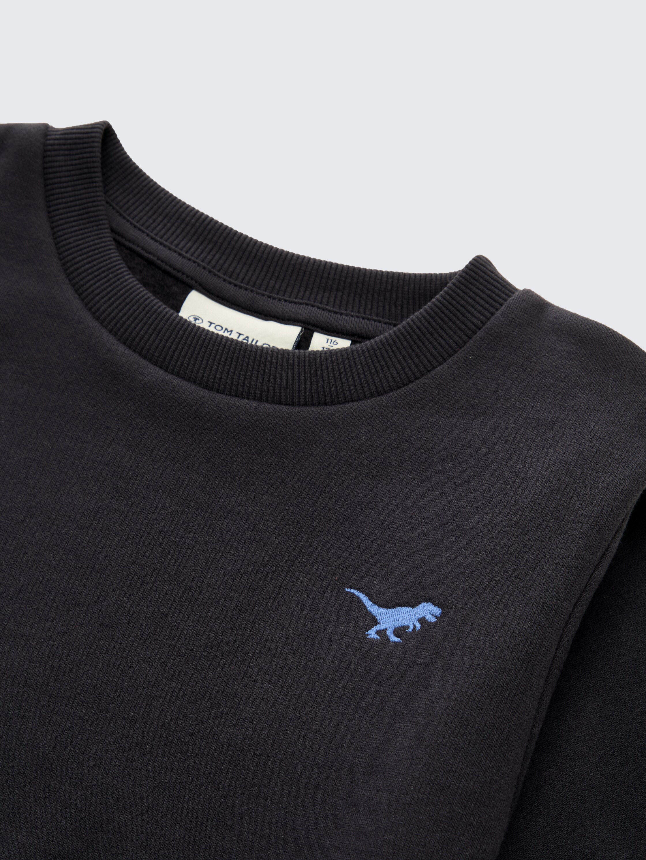 Sweatshirt mit Stickerei - coal_grey_1 - 