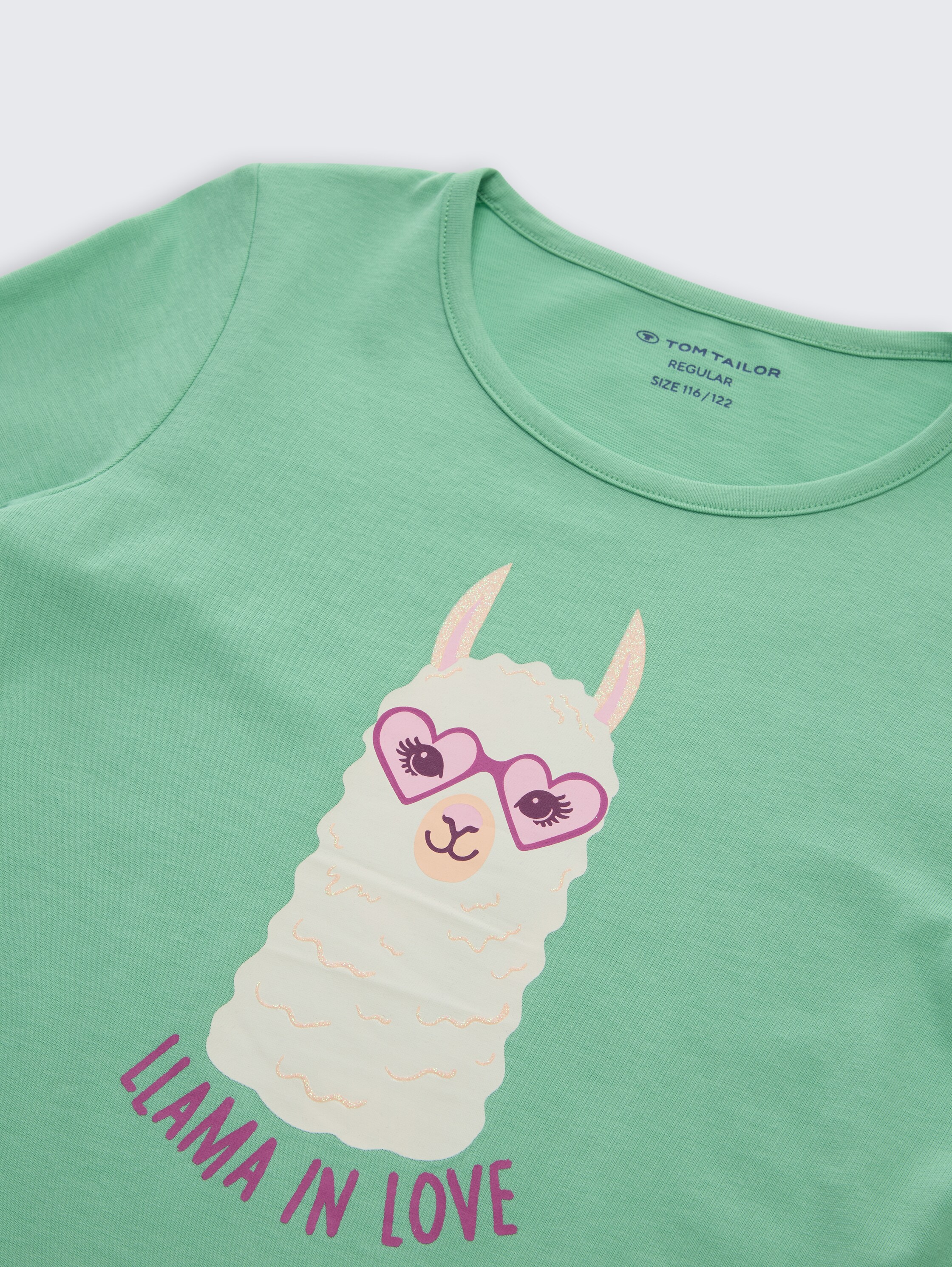 Langarmshirt mit Print im 2er-Pack - wool_white - 