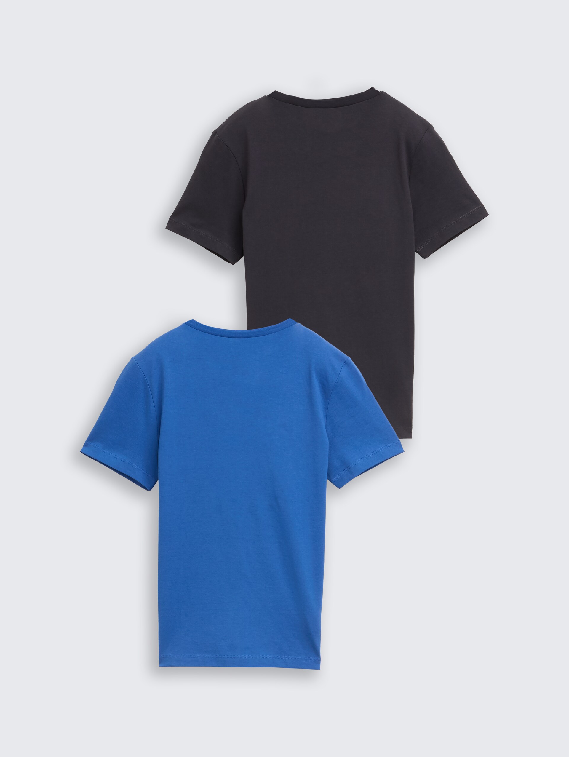 Slim Fit T-Shirt im 2er-Pack - soft sapphire blue