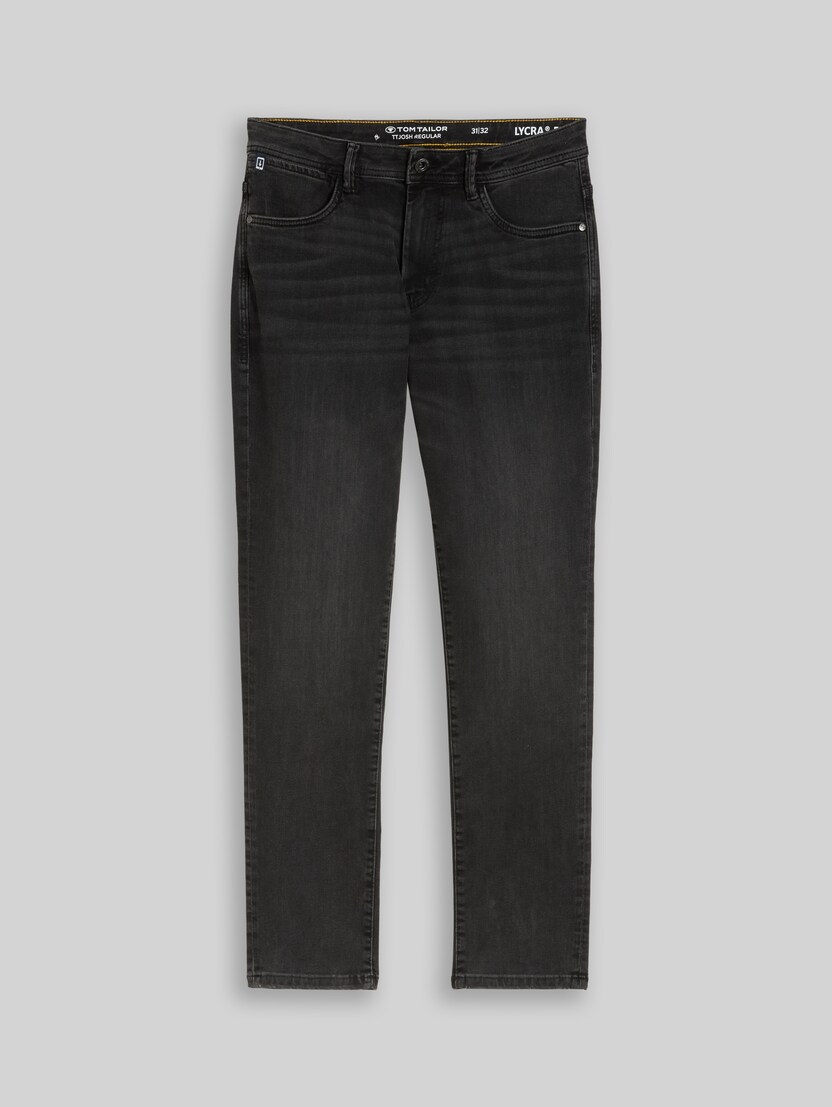 TTJOSH REGULAR SLIM-jeans door Men, used dark stone grey denim