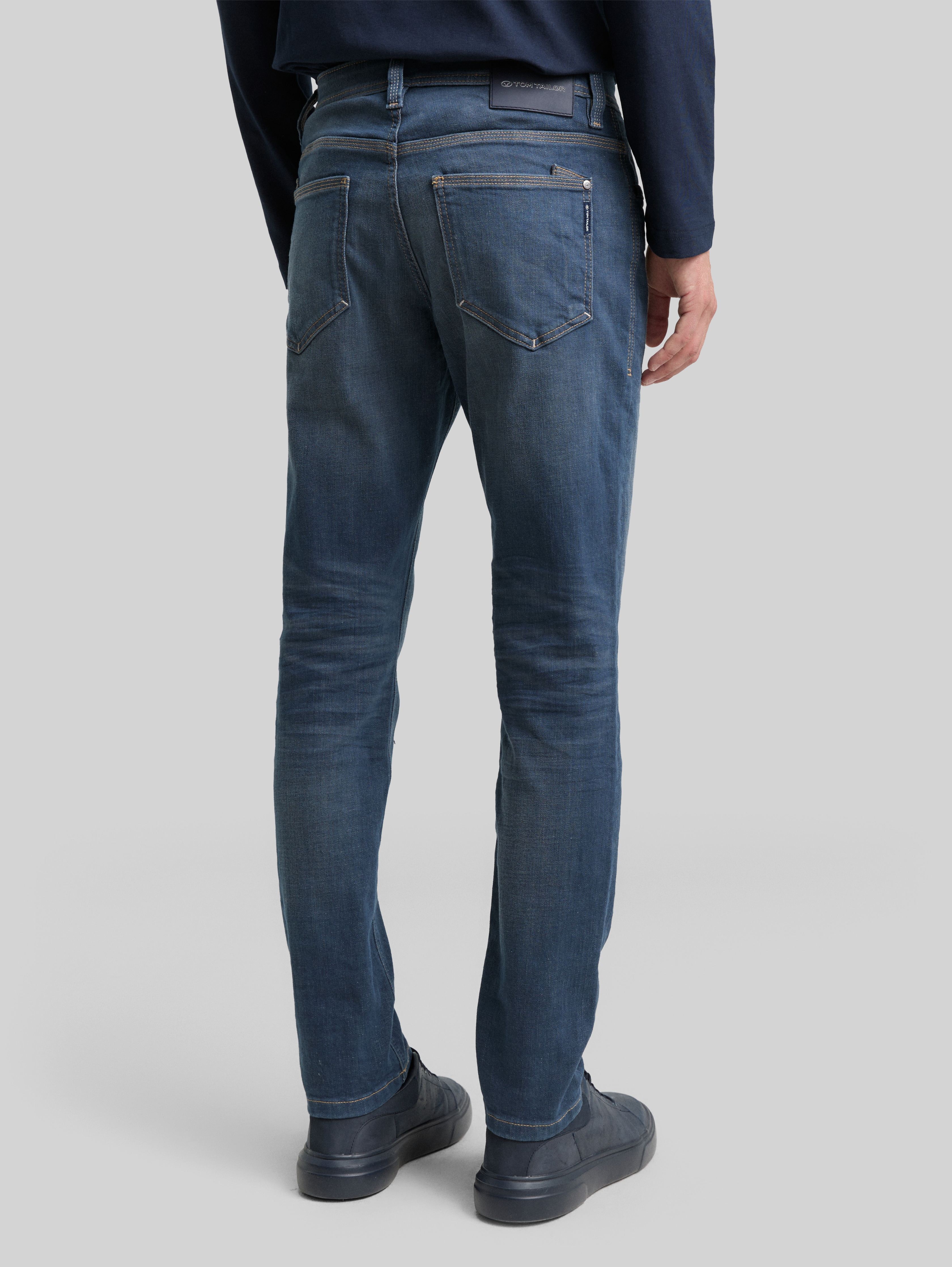 TTJOSH regular slim jeans in blue by Tom Tailor