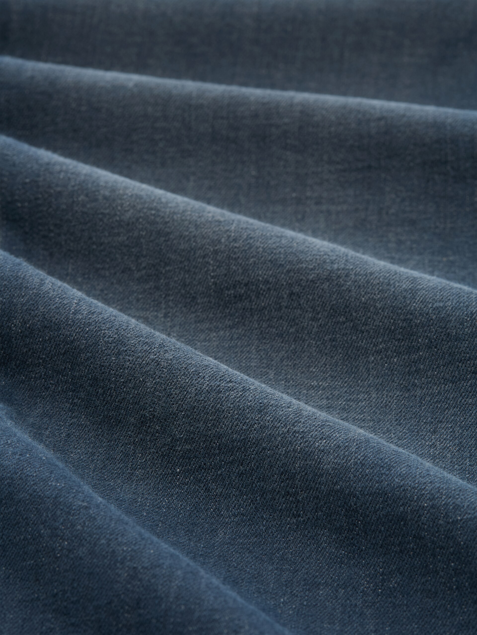 TTJOSH Regular Slim Jeans - dark stone blue grey denim - Material-Ansicht