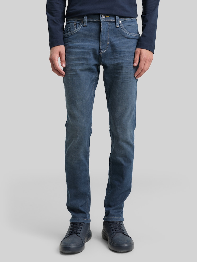 TTJOSH REGULAR SLIM-jeans door Men, dark stone blue grey denim