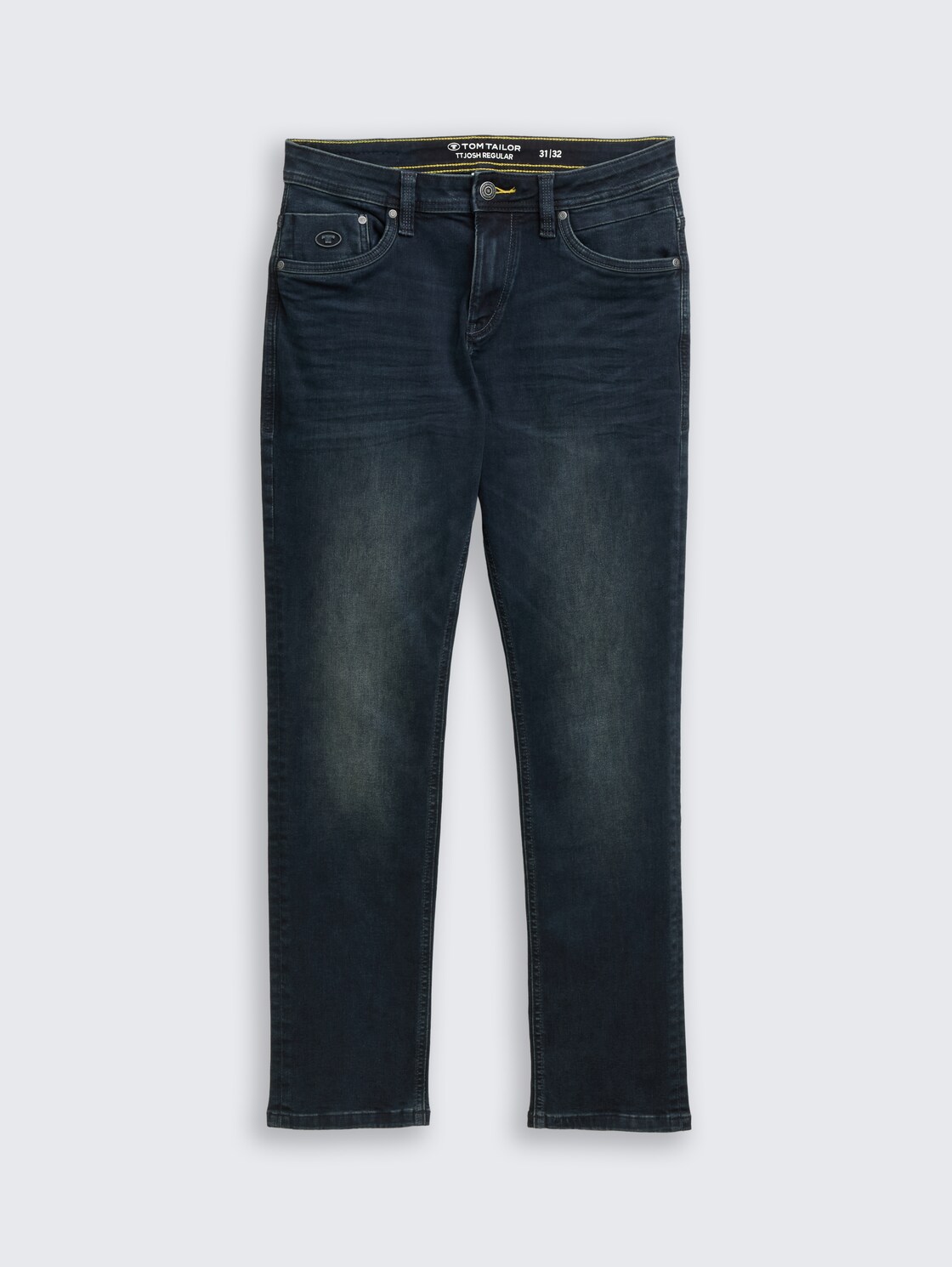 TTJOSH Regular Slim Jeans - blue black denim - Vorder-Produkt-Ansicht