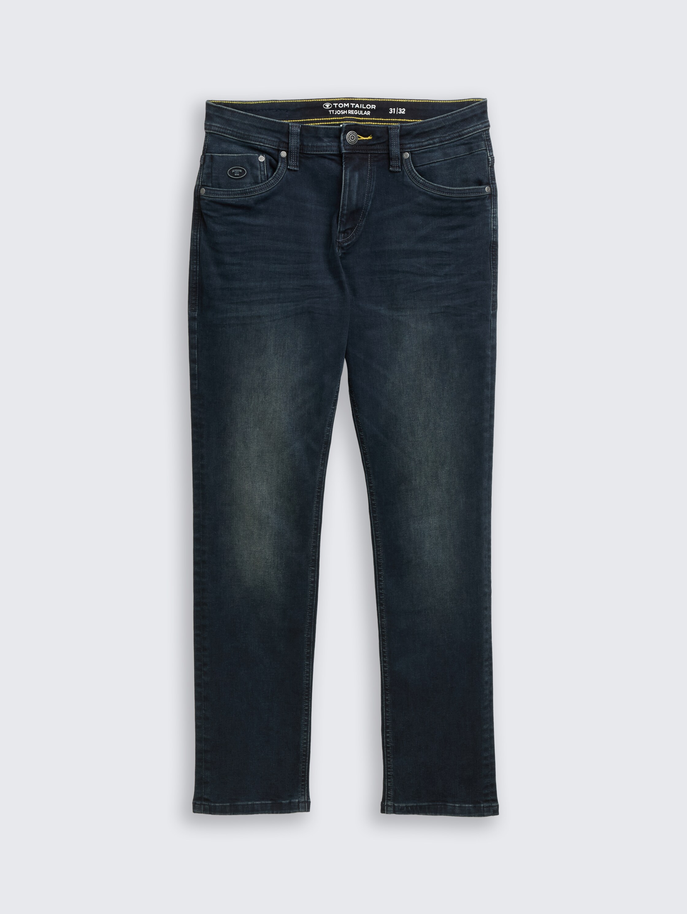TTJOSH Regular Slim Jeans - blue black denim - Vorder-Produkt-Ansicht