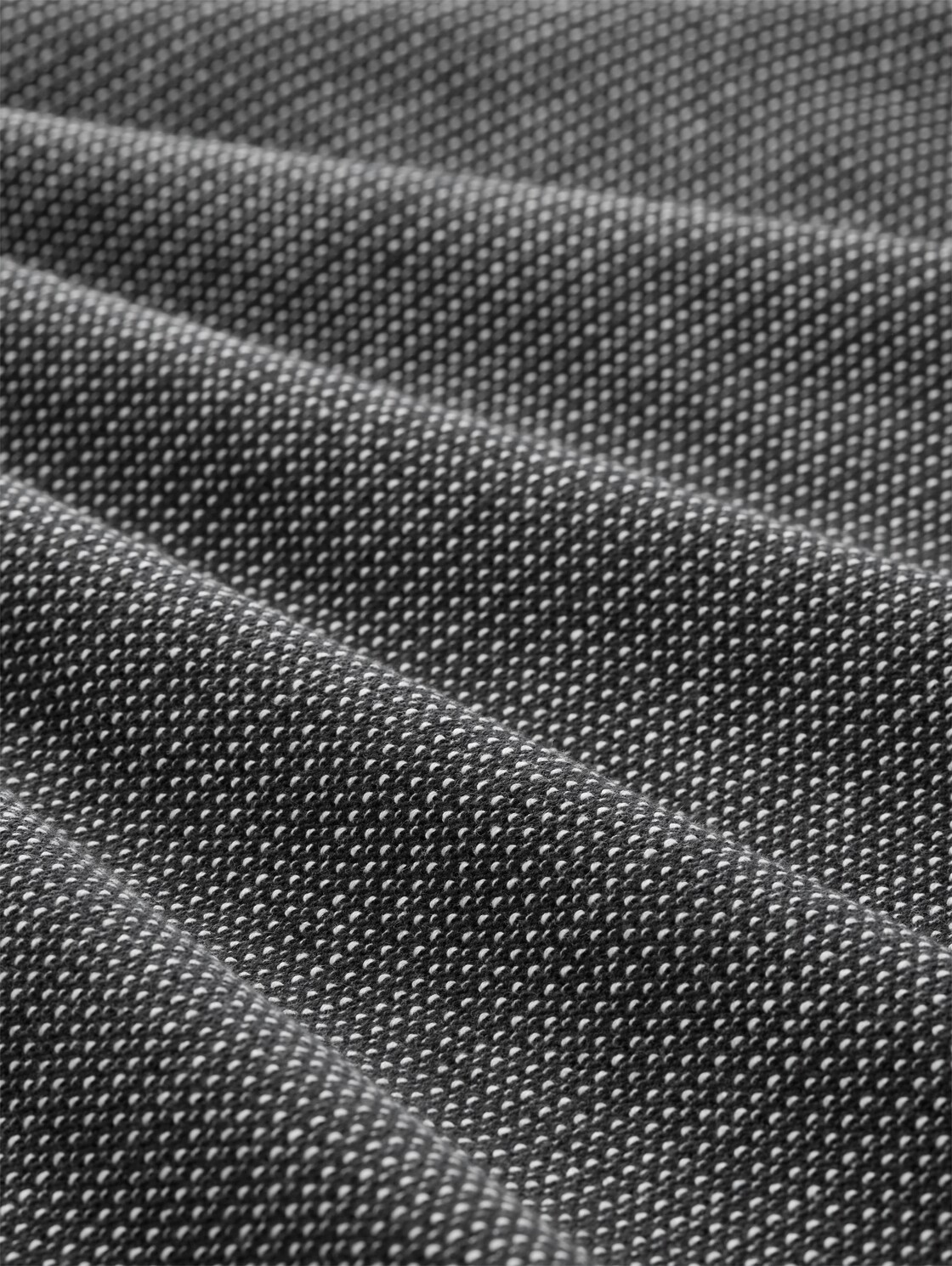 Strickpullover aus Baumwolle - navy offwhite dot stripe - Material-Ansicht