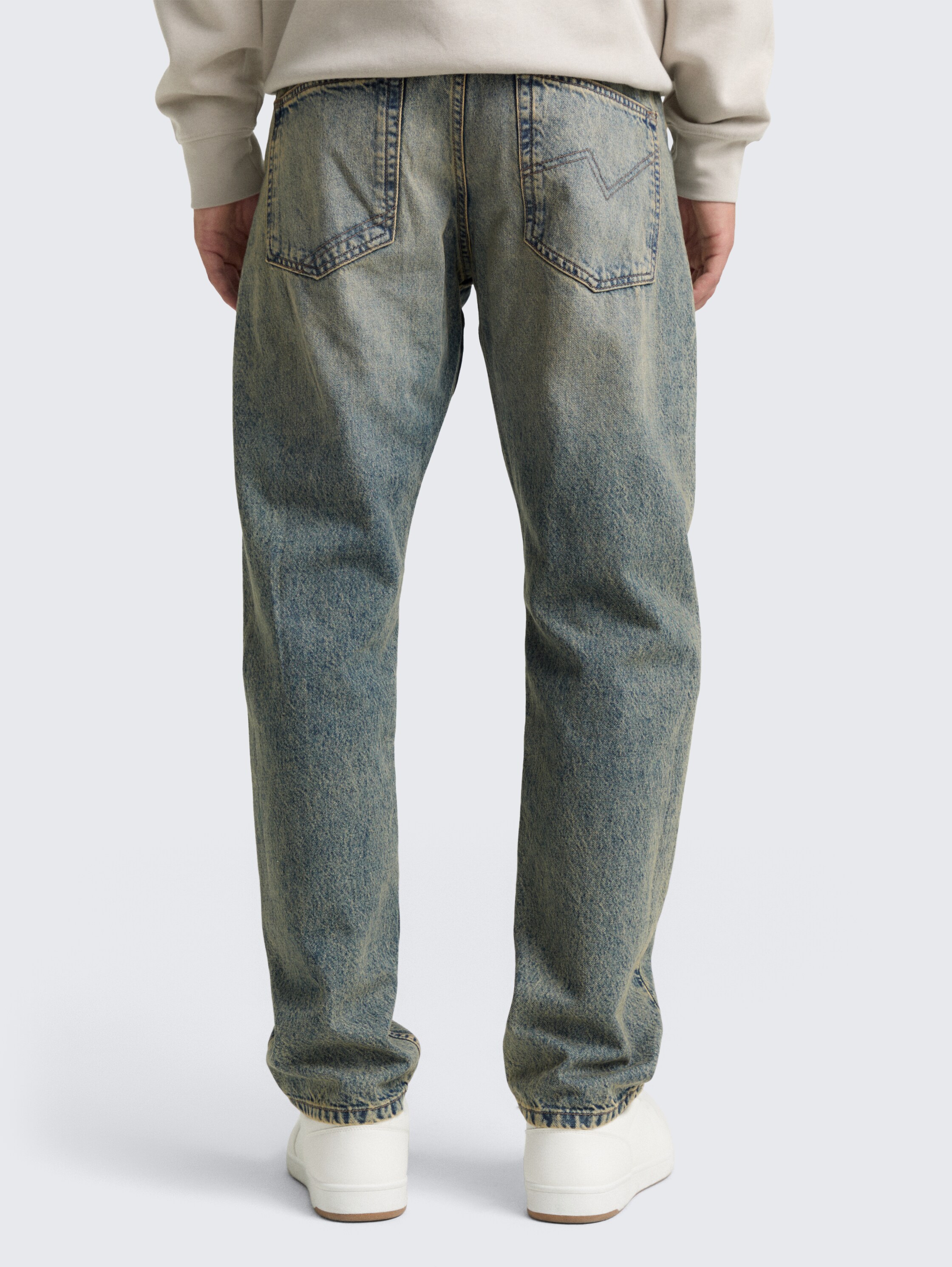 TTWAYLEN RELAXED Jeans in gewaschener Optik - tinted_blue_denim - 