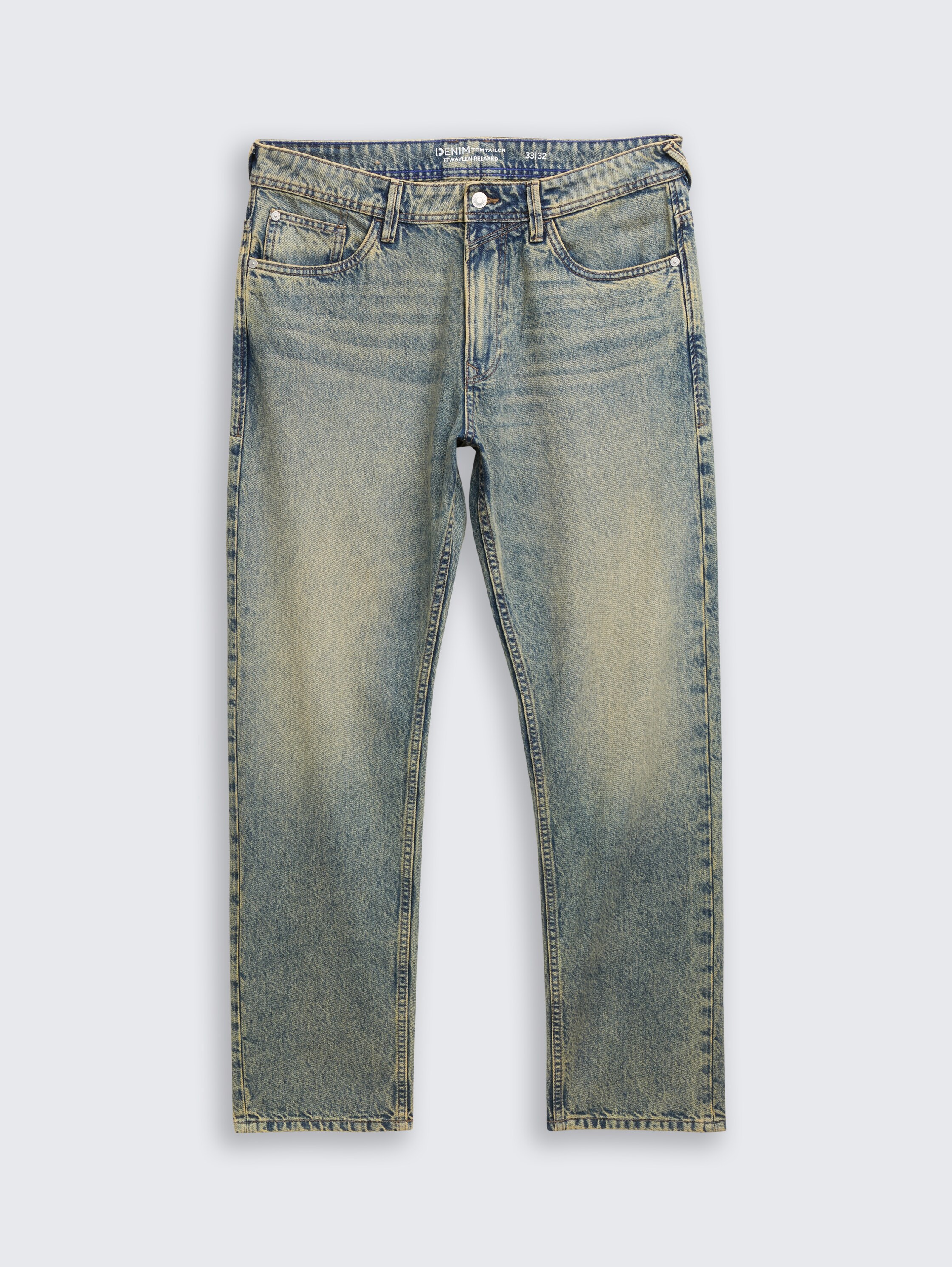 TTWAYLEN RELAXED Jeans in gewaschener Optik - tinted_blue_denim - 