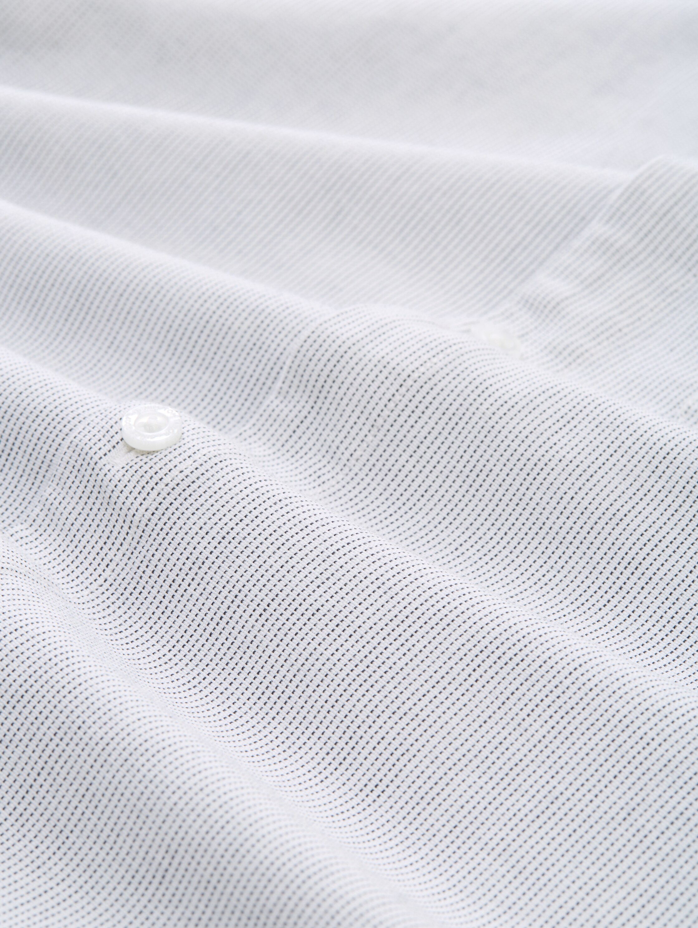 Relaxed fit cotton shirt - white_small_stripe - 