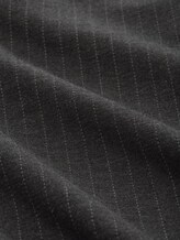 Loose Fit Hose mit Nadelstreifen - grey white pinstripe - Material-Ansicht