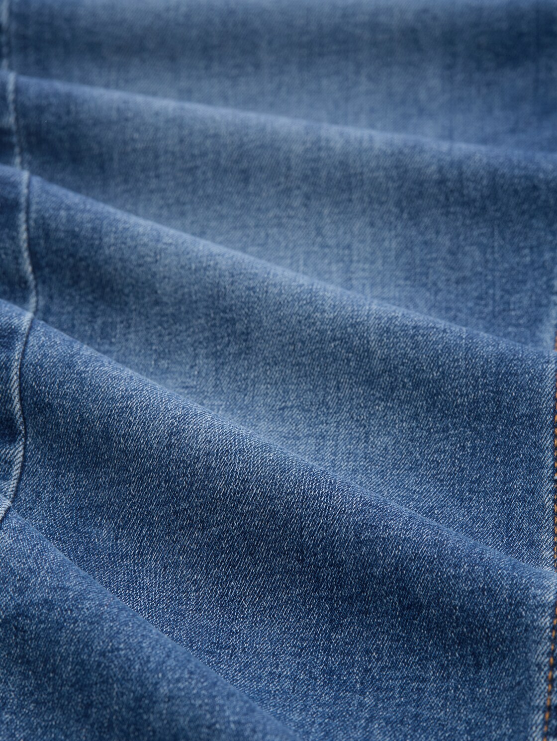 TTJONA SKINNY Jeans - Used Mid Stone Blue Denim - Material-Ansicht