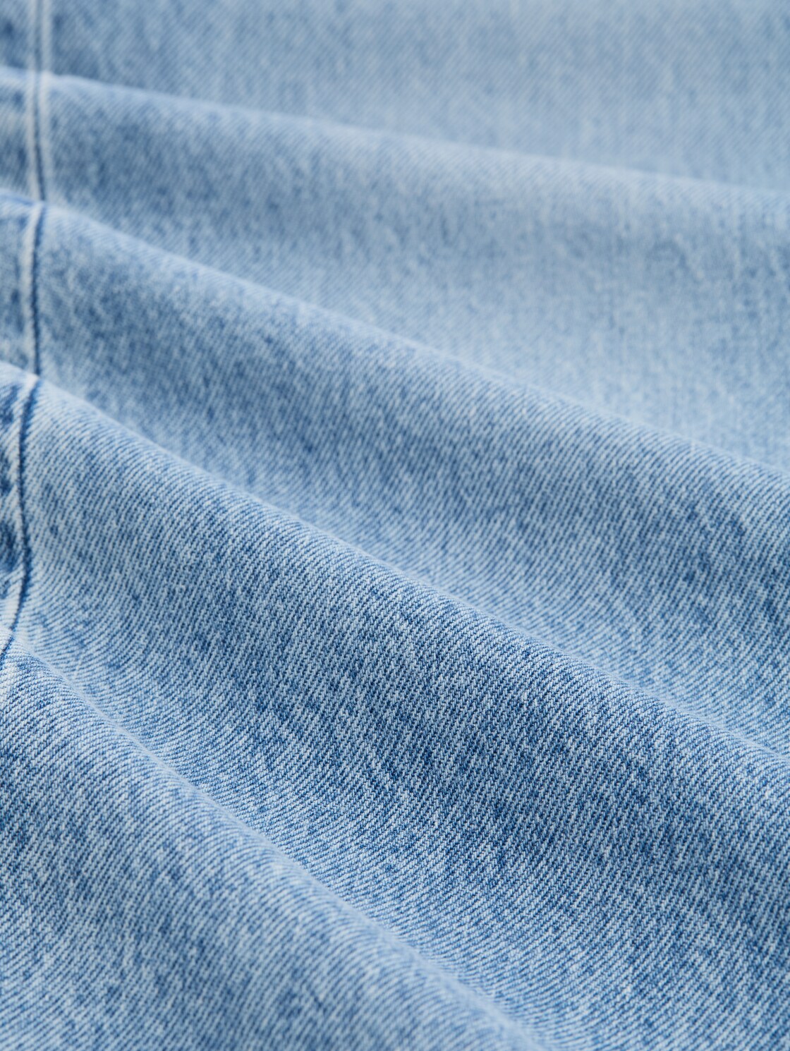 TTELIN STRAIGHT Jeans - Used Mid Stone Blue Denim - Material-Ansicht