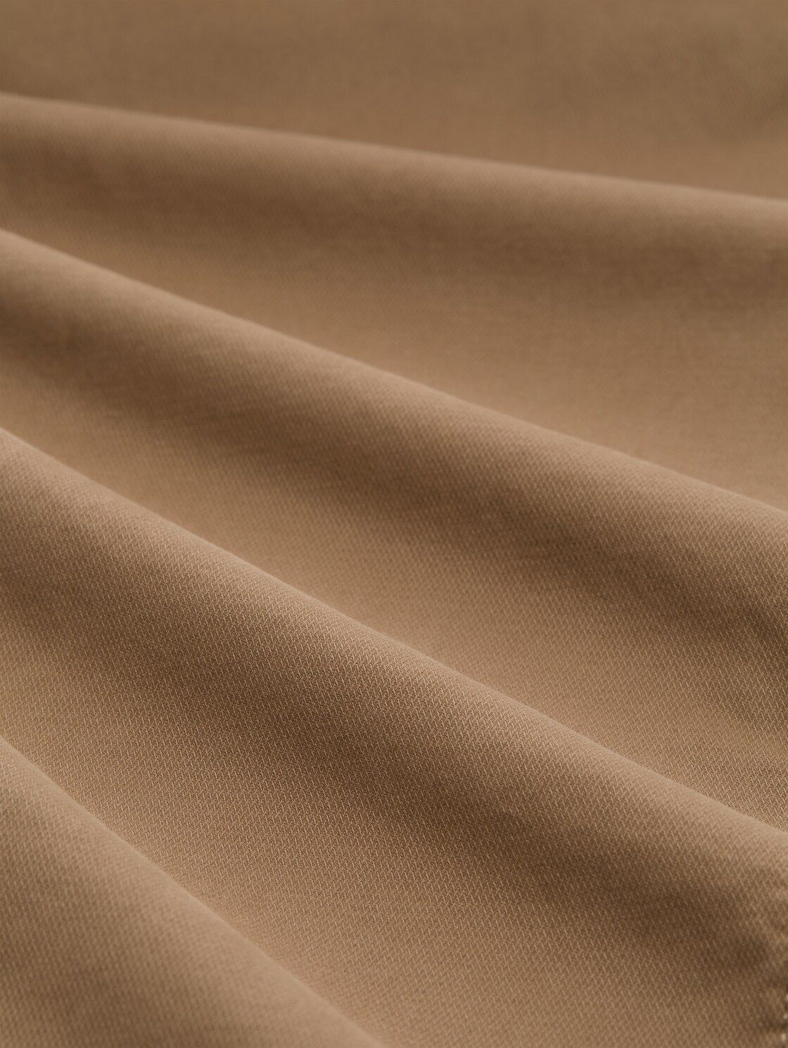 Plus Size - Tapered Chino Hose - Caribou Beige - Material-Ansicht