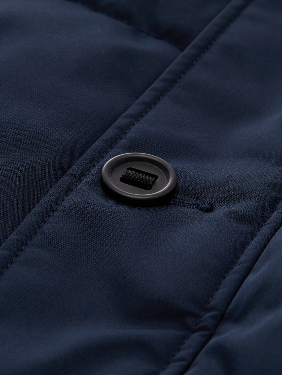 Plus Size - Pufferjacke mit abnehmbarer Kapuze - sky captain blue - Produkt-Detail-Ansicht