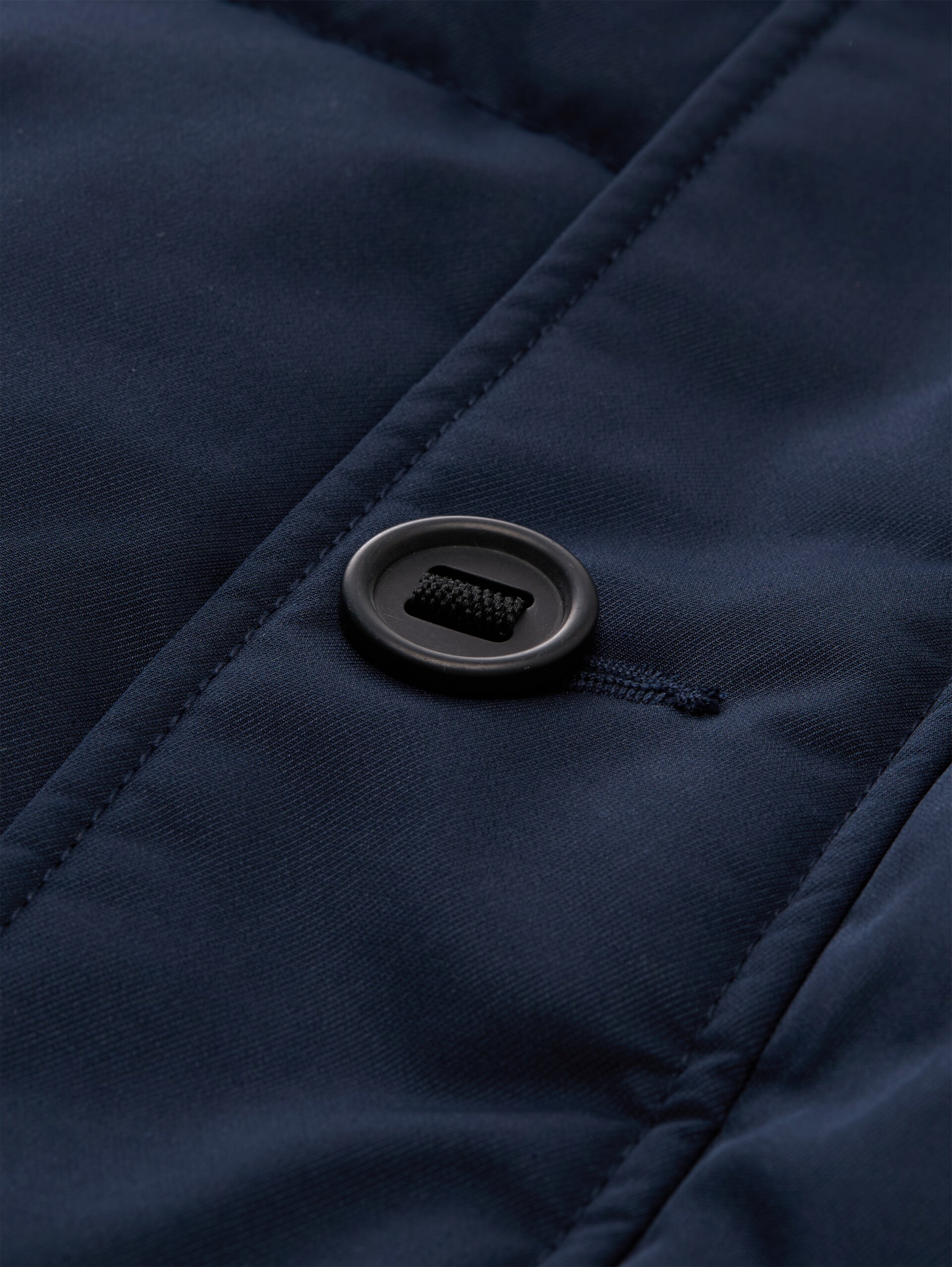Plus Size - Pufferjacke mit abnehmbarer Kapuze - sky captain blue - Produkt-Detail-Ansicht