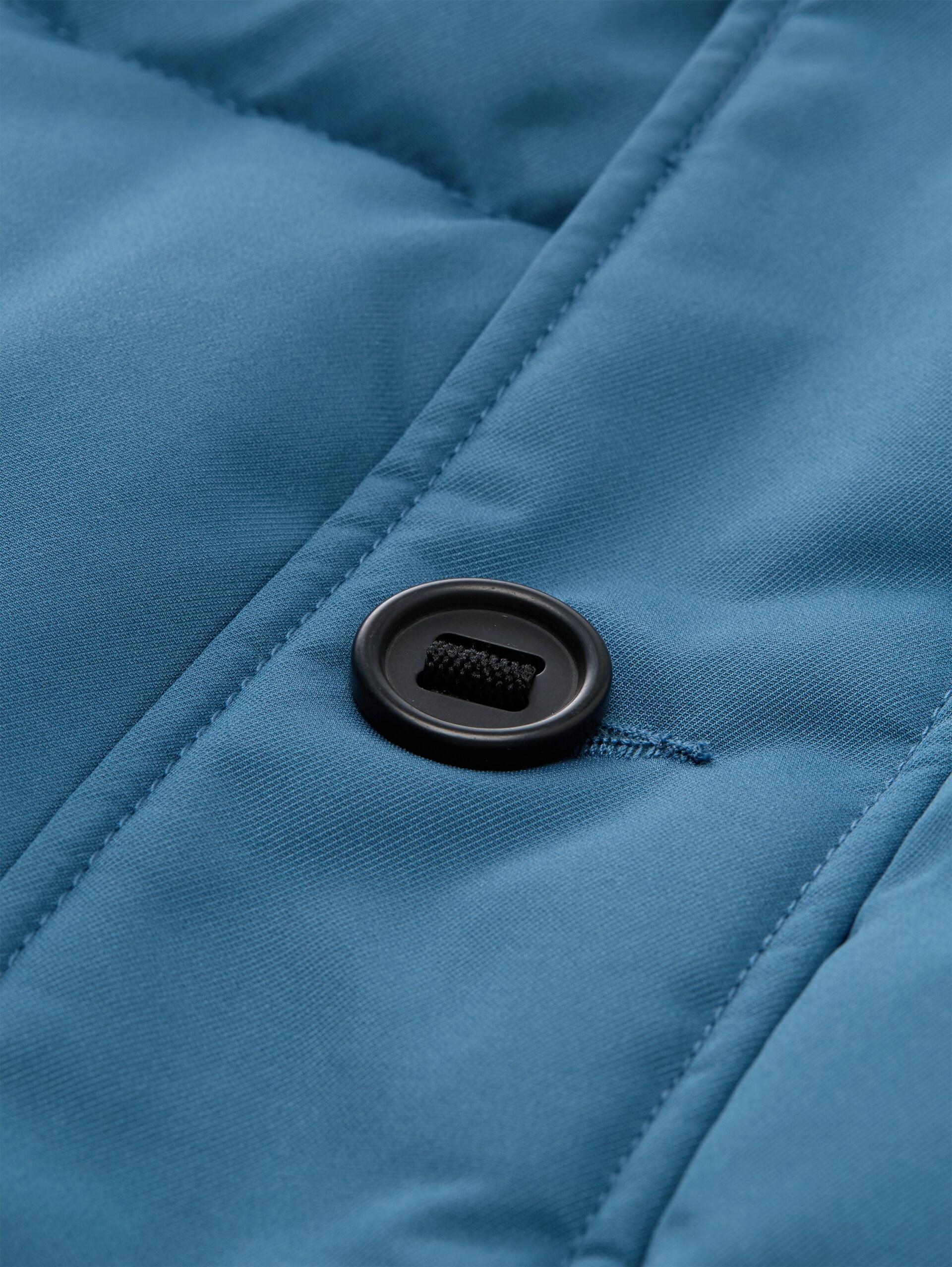 Plus Size - Pufferjacke mit abnehmbarer Kapuze - real teal blue - Produkt-Detail-Ansicht