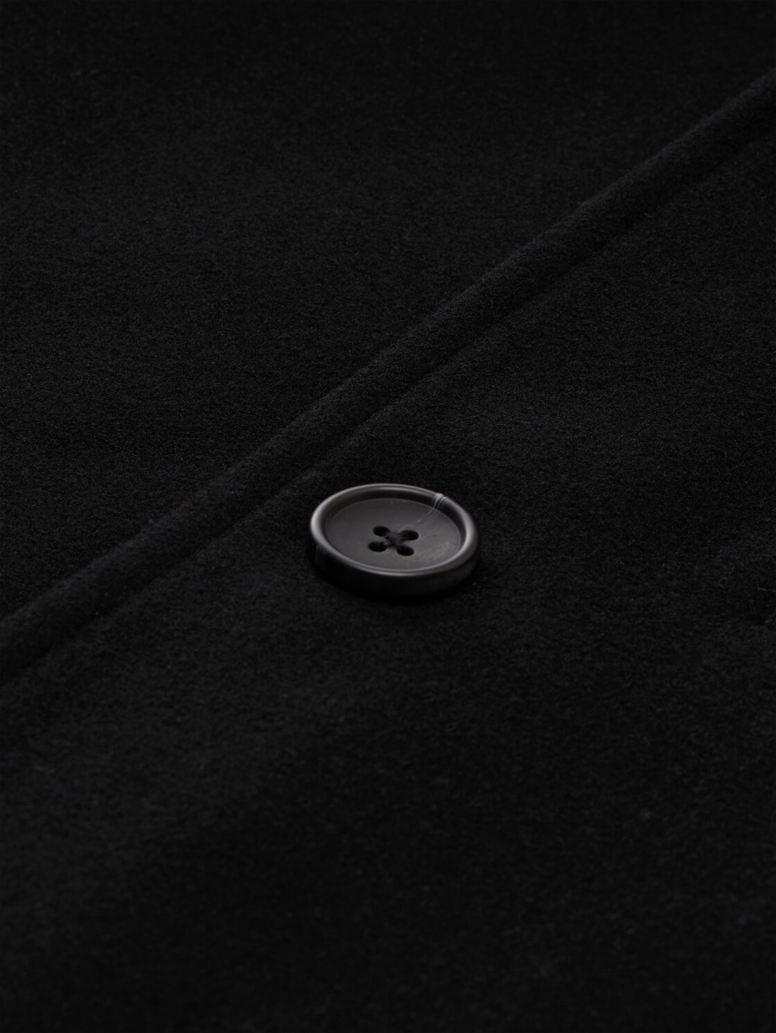 Plus Size - 2-in-1 Wollmantel mit abnehmbarer Innenjacke - Black - Produkt-Detail-Ansicht