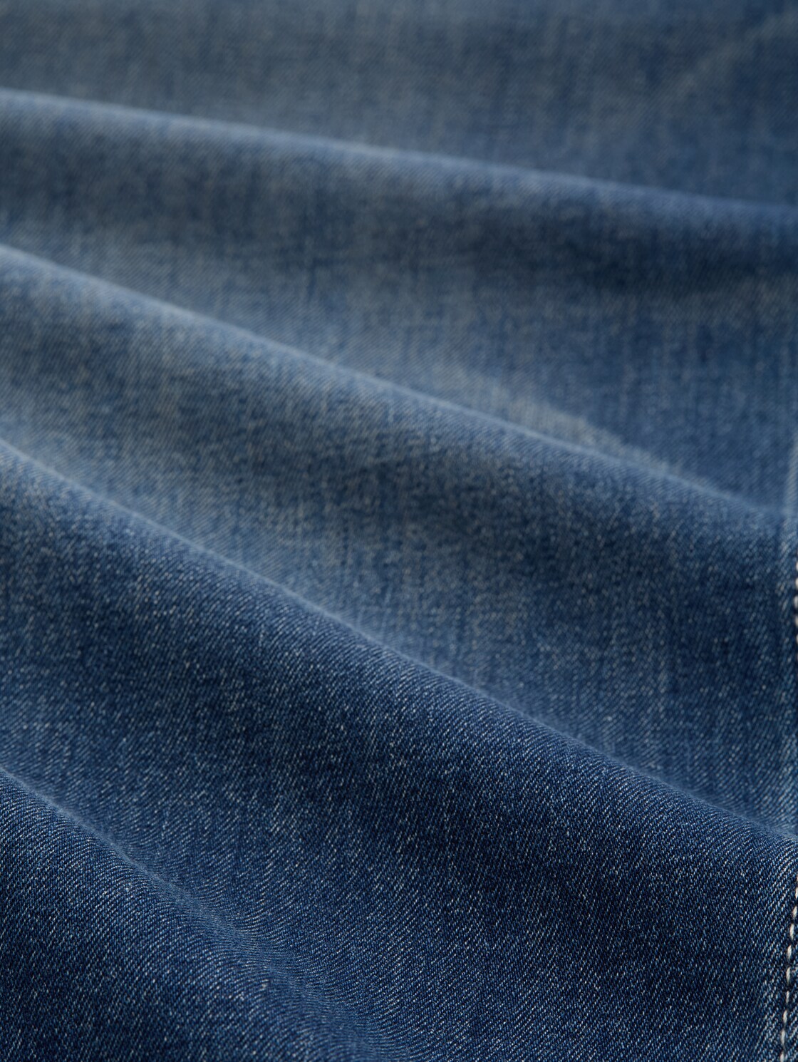 Plus Size - TTPLUS REGULAR Jeans mit Stretch - Used Mid Stone Blue Denim - Material-Ansicht