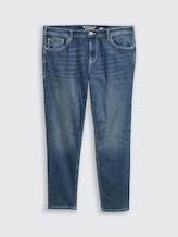 Plus Size - TTPLUS REGULAR Jeans mit Stretch - Used Mid Stone Blue Denim - Vorder-Produkt-Ansicht