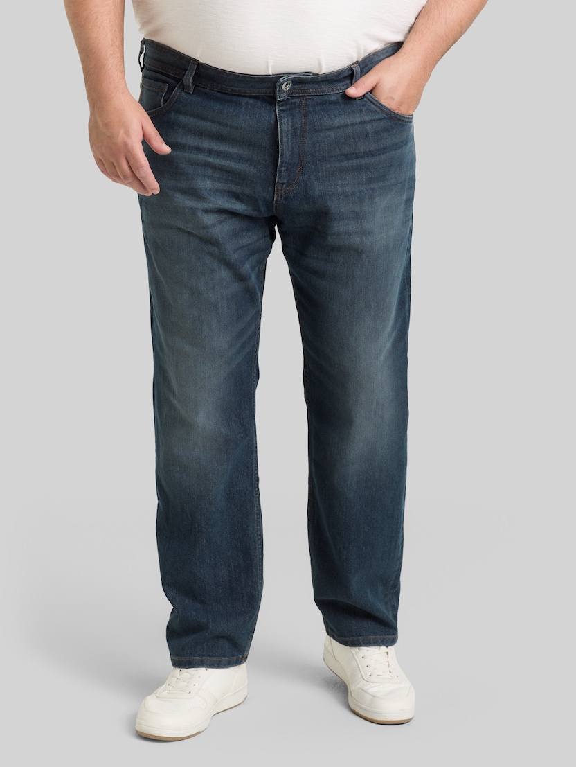 Plus Size - TTPLUS REGULAR Jeans met stretch door Men Plus Size, mid stone blue grey denim
