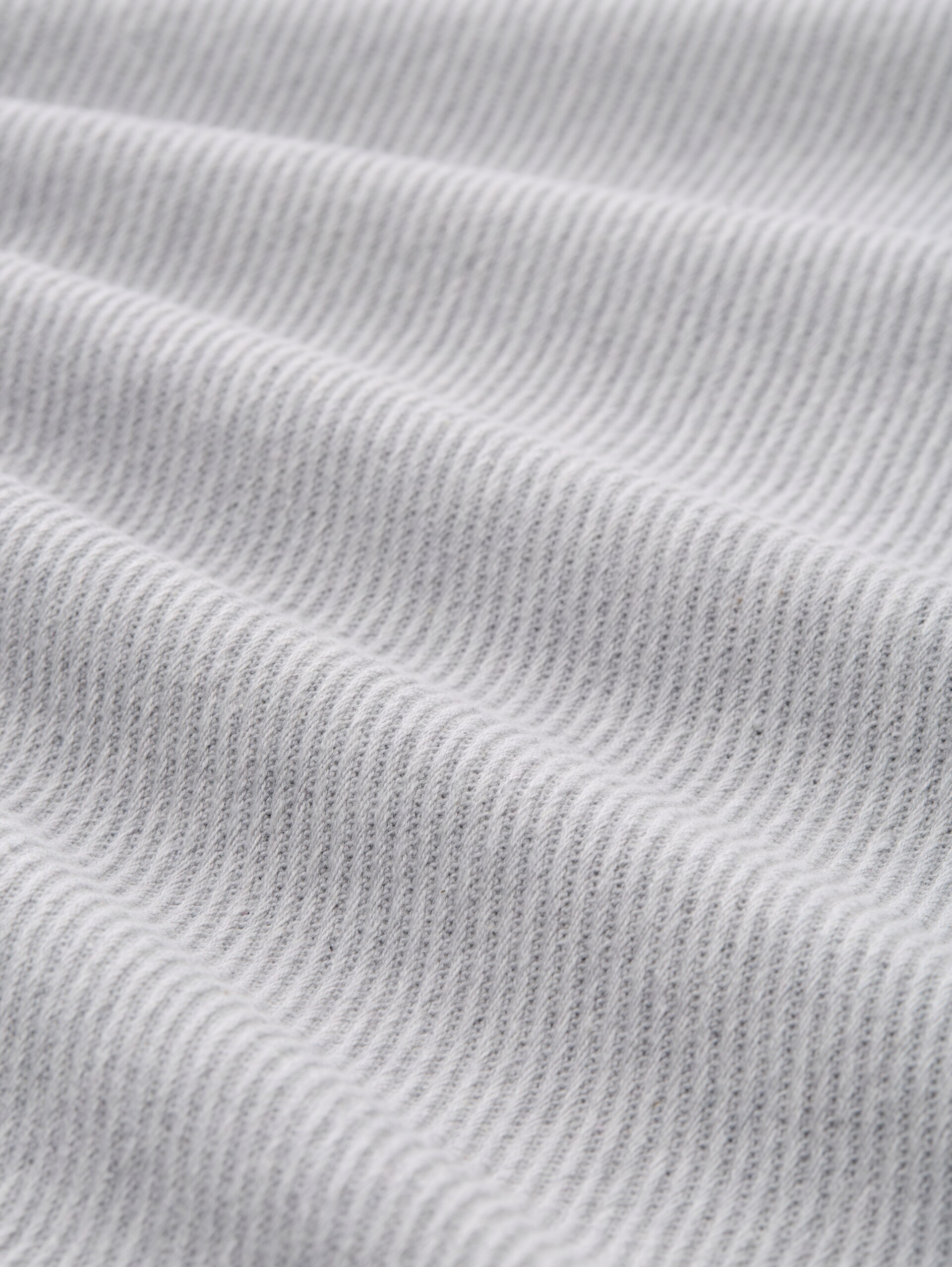 Strickpullover mit Kapuze - Light Stone Grey Melange - Material-Ansicht