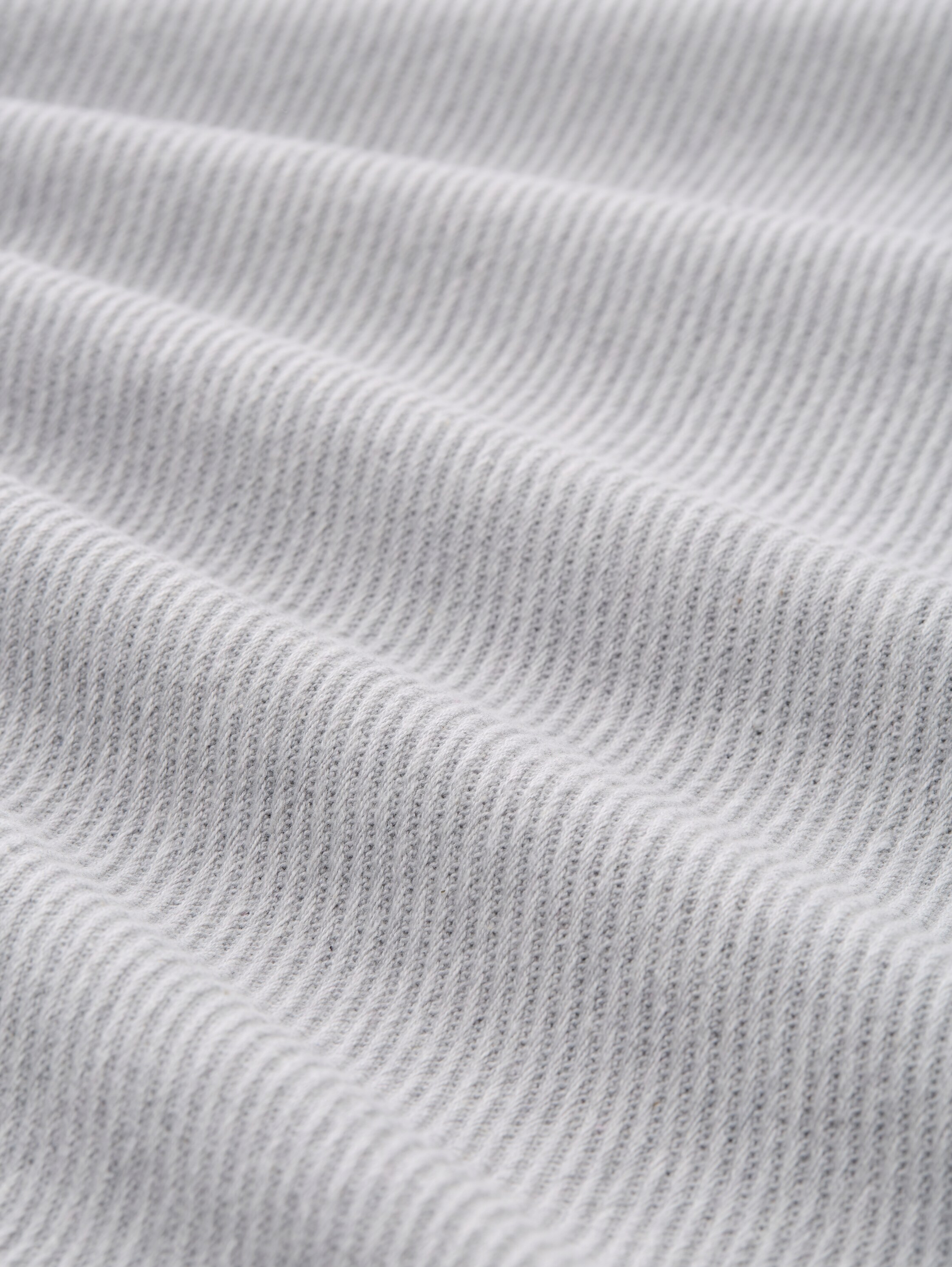 Gebreide trui met capuchon - light_stone_grey_melange - 