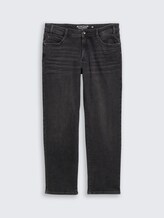 Plus Size - Straight Jeans - faded black - Vorder-Produkt-Ansicht